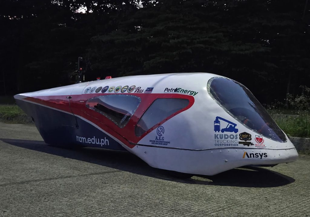 Energy-efficient prototype vehicle developed by Mapúa Mindanao students for the Shell Eco-Marathon competition.