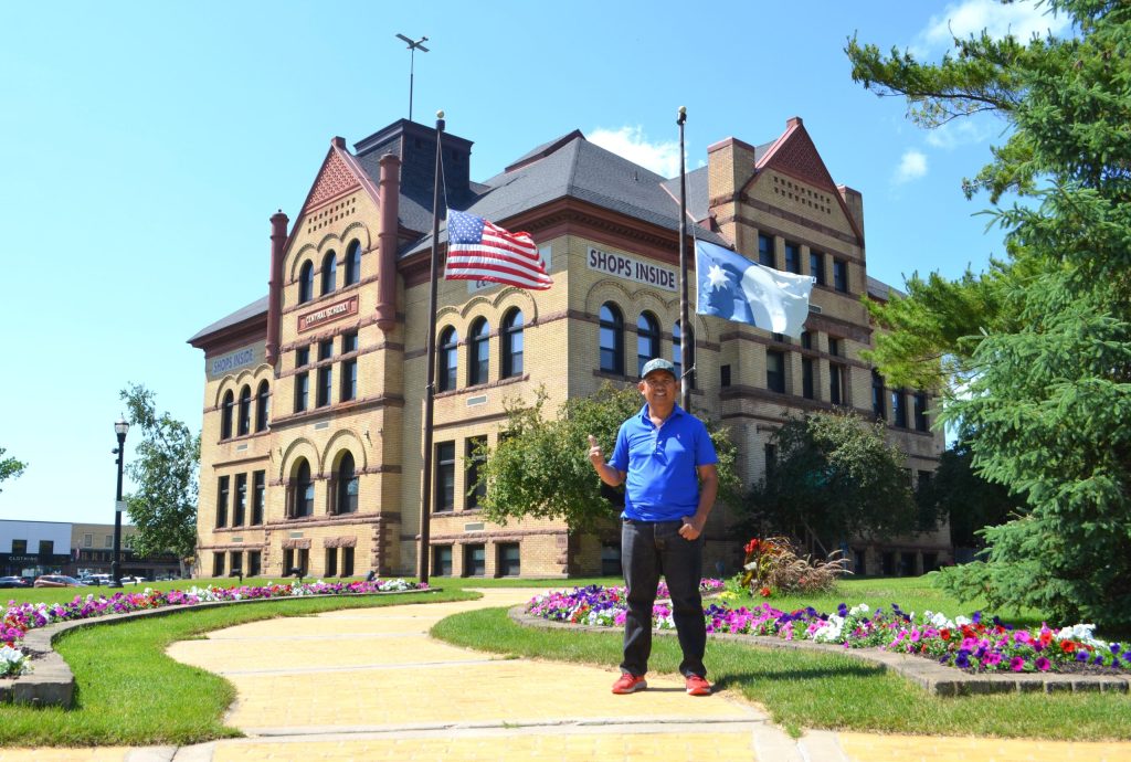 Old Central School historic building featured in Grand Rapids Minnesota travel story