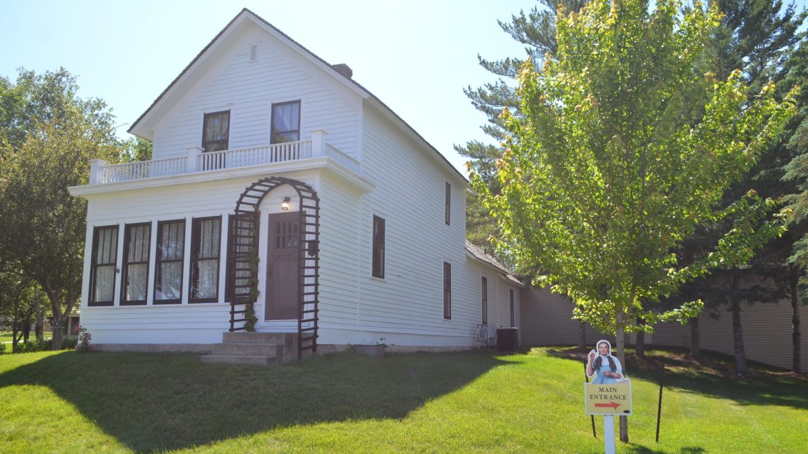 Judy Garland birthplace house visited during Grand Rapids Minnesota travel experience