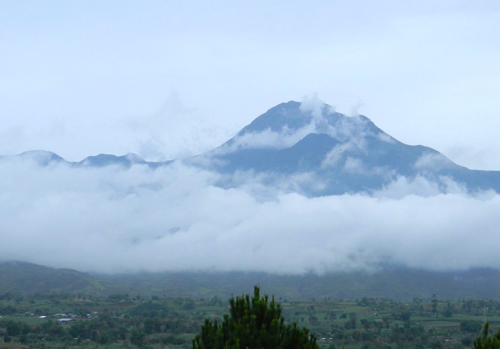Mount Apo landscape, one of the known natural habitats of the Philippine eagle