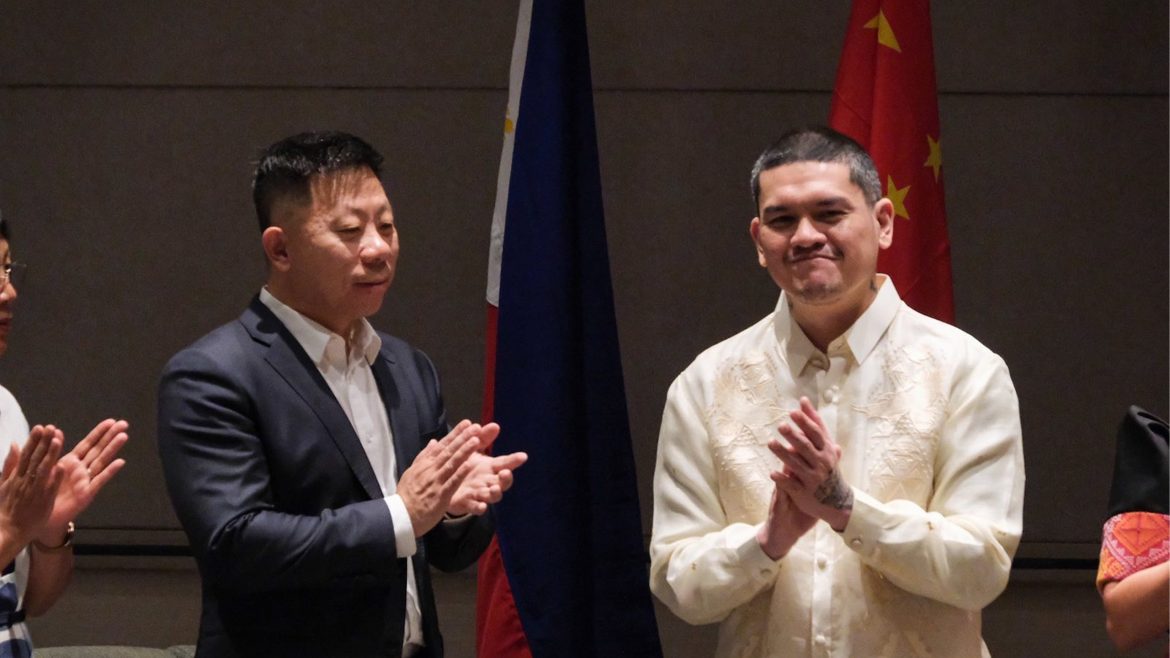 Chinese Ambassador Davao City visit as the envoy meets Davao City Mayor Sebastian “Baste” Duterte during a courtesy call