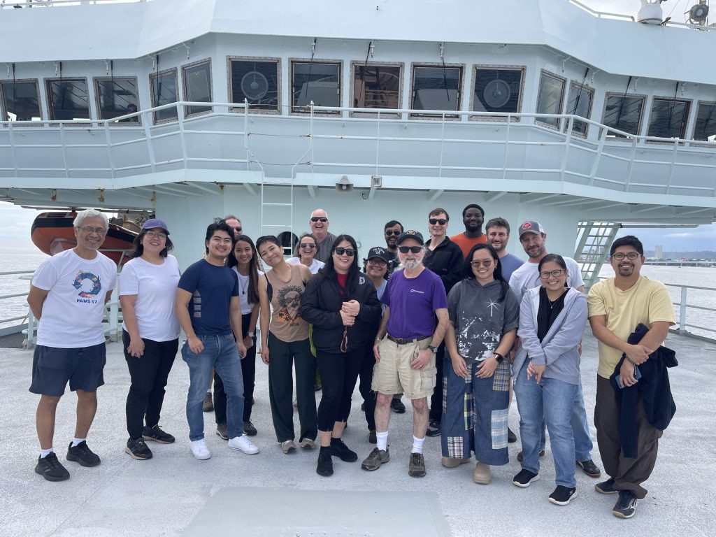 Philippine and US marine scientists during a joint expedition studying southern Philippine seas.