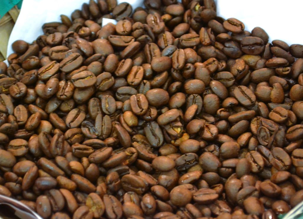 Roasted coffee beans representing the Philippine coffee industry revival initiative