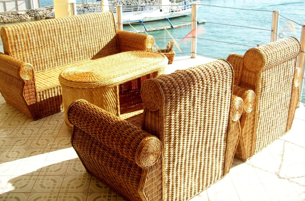 Rattan furniture products made for local and international markets