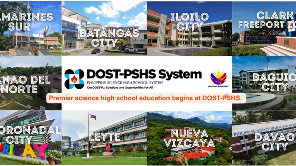 Philippine Science High School campuses across different regions of the Philippines