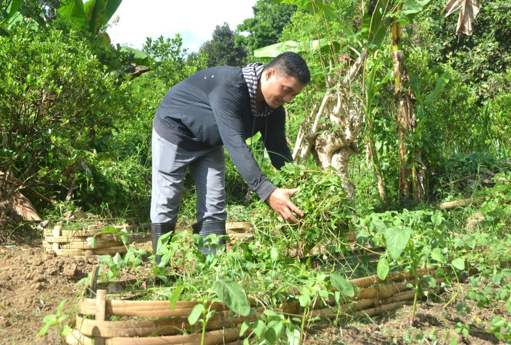 basket composting method used at Mindanao Baptist Rural Life Center
