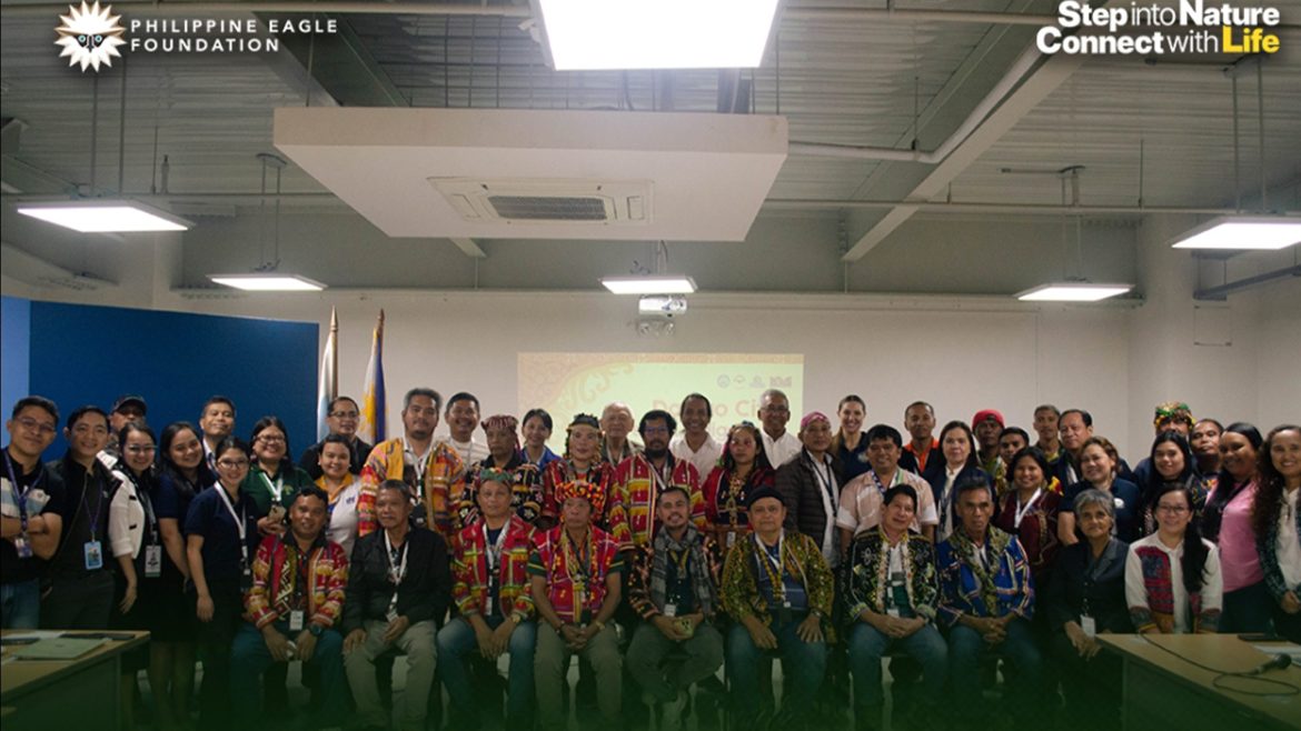 Participants of the Davao City Watersheds Indigenous Co-Management Summit pose for a group photo
