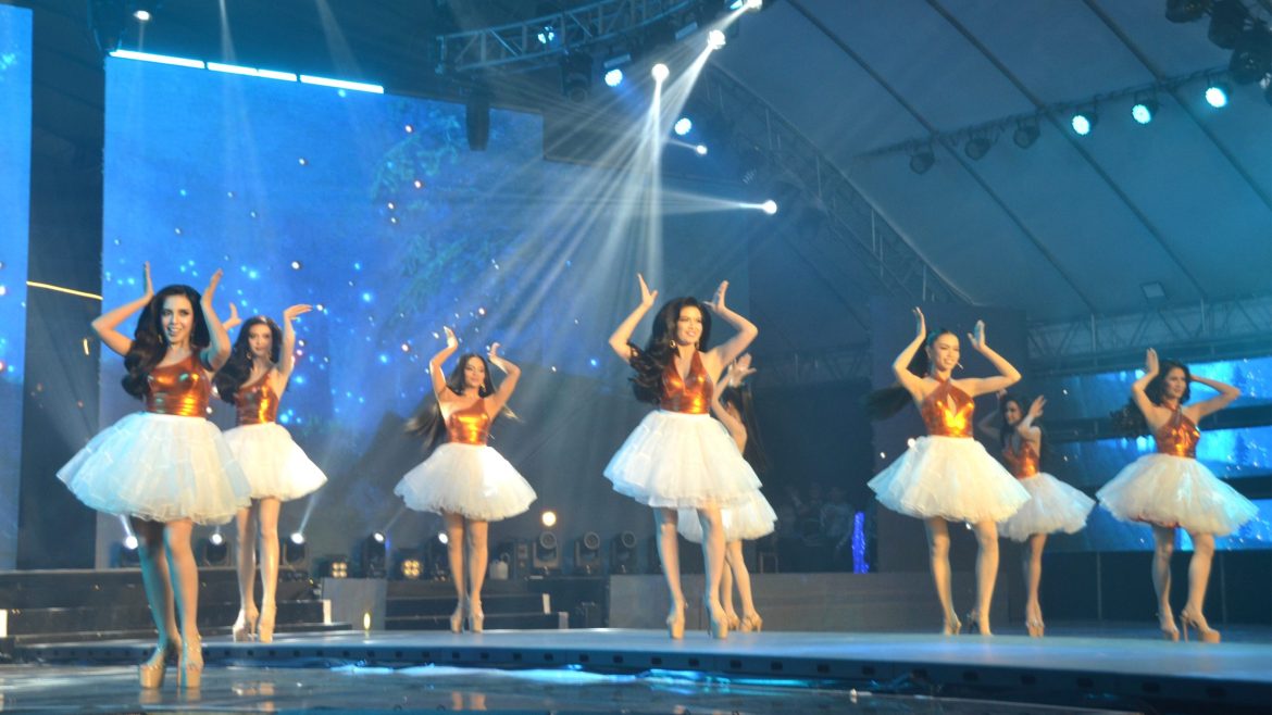 Festival performers present a dramatic Indak-Indak cultural dance at Bulawan Festival 2026