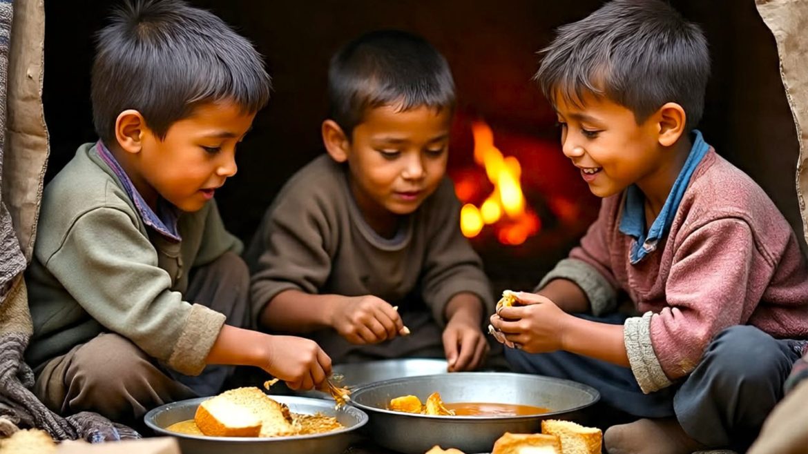 Young children eating meals together showing importance of nutrition in reducing child deaths