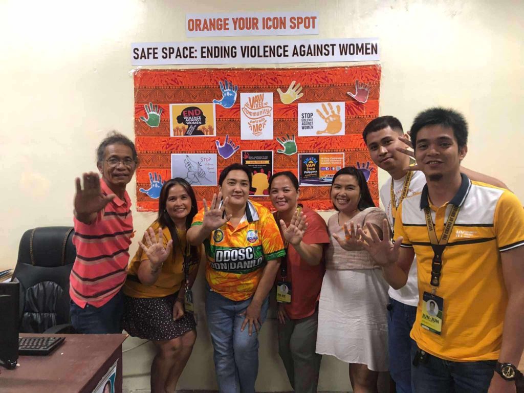 Participants engage in a workshop discussion on women empowerment and gender equality in Davao de Oro.