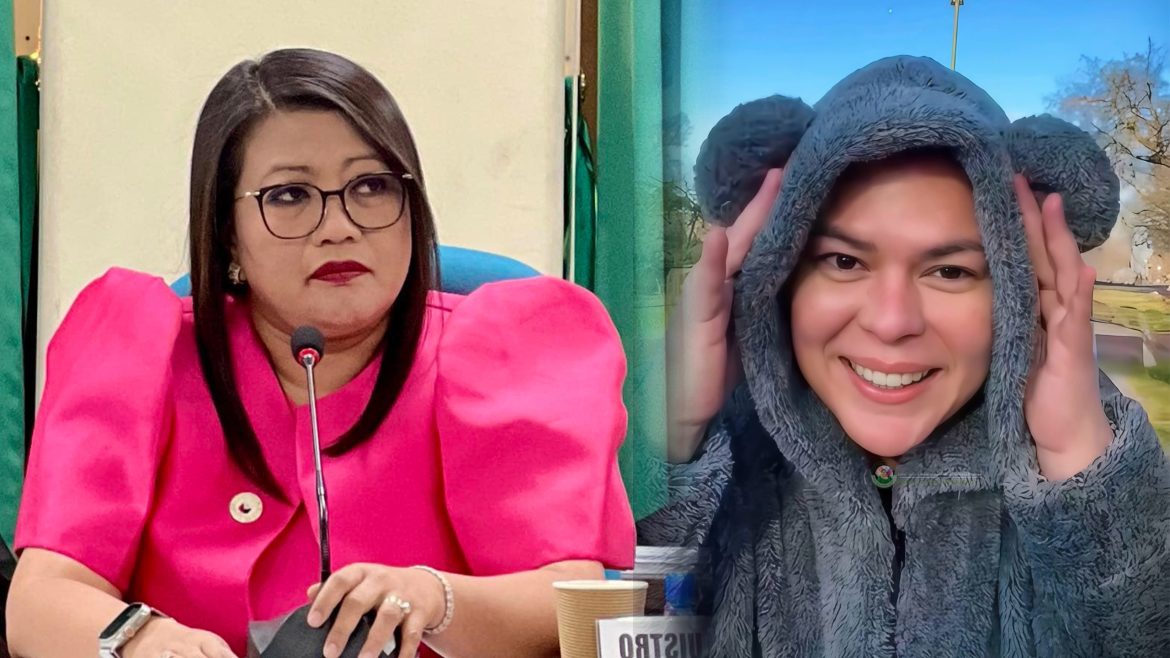 Vice President Sara Duterte alongside a separate image as House Committee invites her to impeachment hearing proceedings