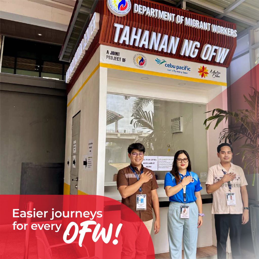 Aboitiz InfraCapital energy emergency support includes assistance facilities for OFWs at Mactan Cebu International Airport