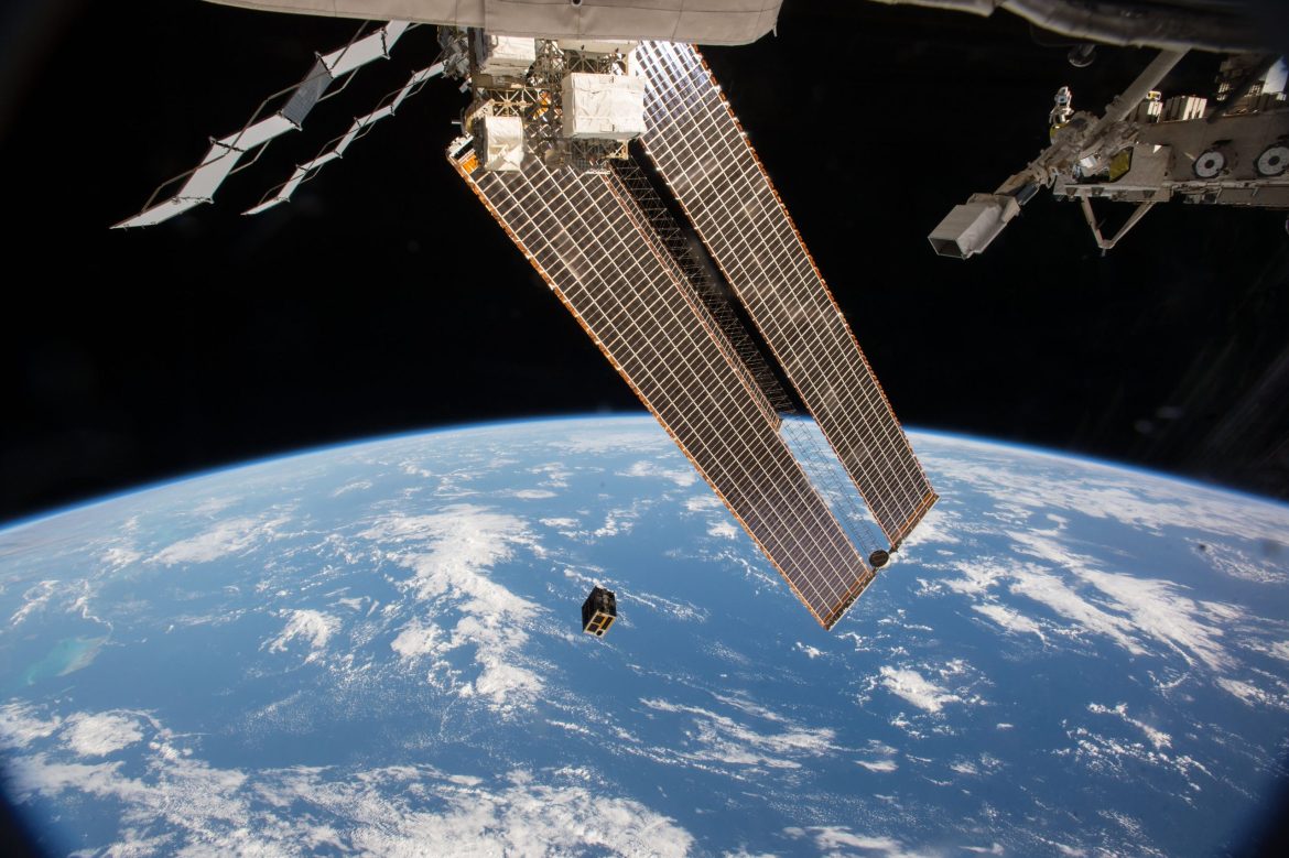 Diwata-1 satellite Philippines capturing Earth imagery from orbit near ISS