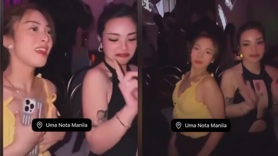 Kitty Duterte viral video showing a woman resembling her dancing at Uma Nota Manila in BGC