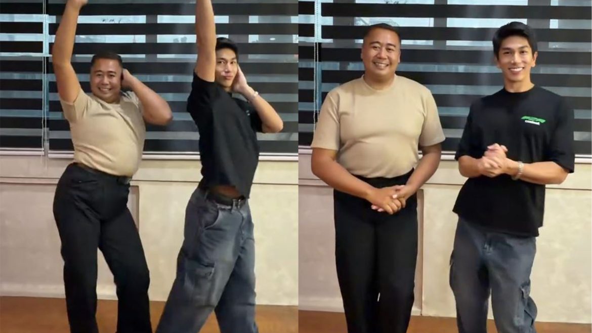 Nikko Natividad dance video showing him performing the Hawak Mo Ang Beat challenge with Ian Mark Kulan Kamanggang