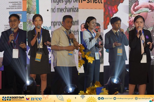 Finalists present their projects during the DOST invention contest at NICE 2026