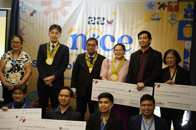 Winning teams receive prizes and recognition during the DOST invention contest